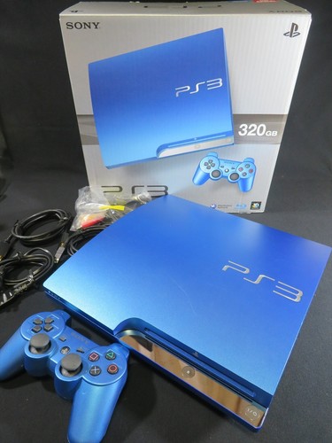 Ps3 splash blue console 320gb - blue,