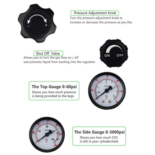 Co2 regulator beer soda - soda, keg