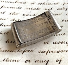 Antique Georgian Silver Curved