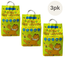3 x Garfield Corn Cat Litter