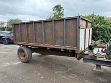 6 TON TIPPING TRAILER FITS ON TRACTOR IDEAL HORSE MUCK