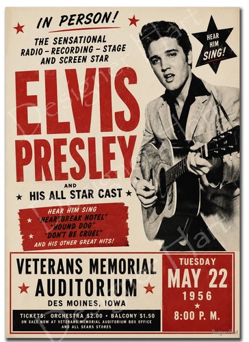 Elvis presley 1950s style - elvis,