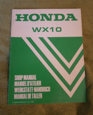 Honda shop manual for - shop, wx10