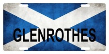 Scotland Flag Car License