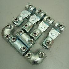 8 x Interclamp tube clamp fitting for railings etc, Size A27 / 26.9mm