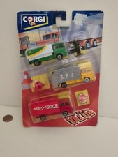 Vintage Corgi Die-Cast Truck Pack Set, 1992, Parcel Force, BP Tanker, Garbage