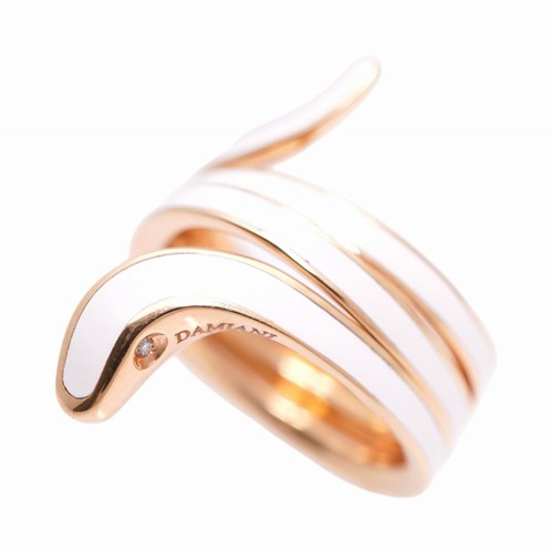 Damiani eden ring white pink - damiani, white/pink