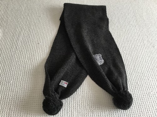 Everton football scarf grey - everton,