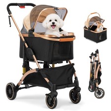 3-in-1 Foldable 4-Wheel Pet
