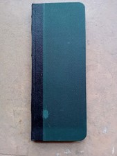 Vintage Small Ledger A-Z Indexed & Numbered Pages  Unused 9" X 3.5" Display Prop