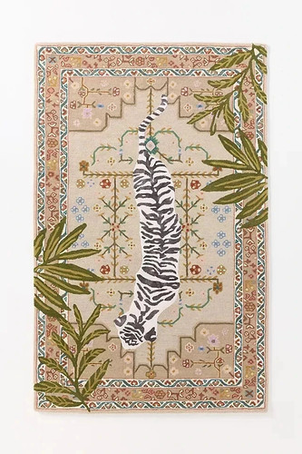 Hand tufted wool rug - wool,