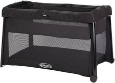 Graco FoldLite LX Unique Travel Cot with Bassinet Folds Down Super Small