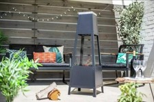 Hacienda steel chimenea - la,