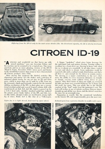 1958 citroen id 19 - 1958,