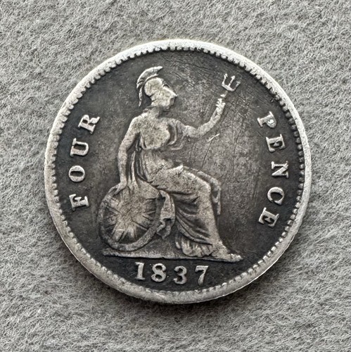 1837 four pence - 1837, king