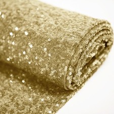 Champagne SEQUINED FABRIC Bolt