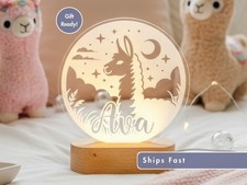 Llama Custom Name Light