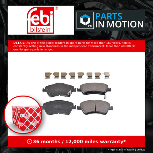 Brake pads set fits - pads,
