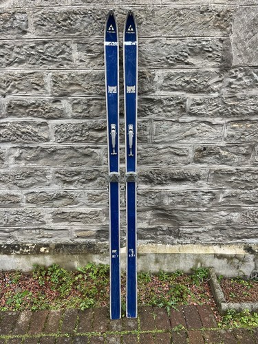 Vintage wooden skis - vintage,