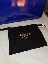 Creed Small Black Drawstring Dust Bag Original 