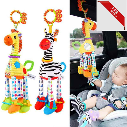 Baby plush rattle - plush,