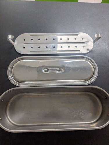 Large stainless steel fish - large,