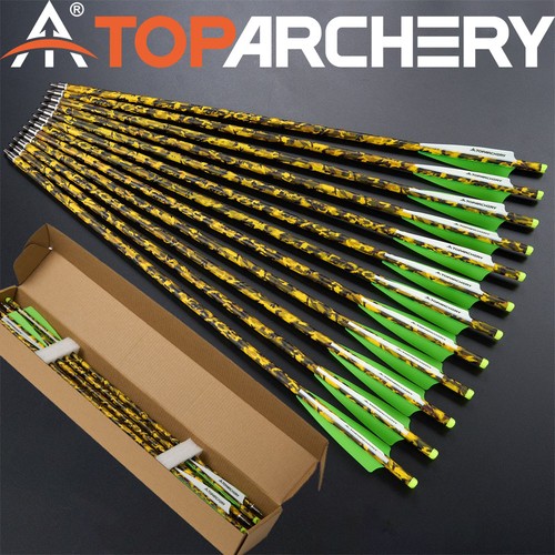 12pc archery carbon bolts - carbon,