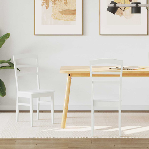 Dining chair white solid - dining,