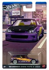 Hot Wheels Silver Series '99 Honda Civic Type R EK9. Compact Kings. New 2025.