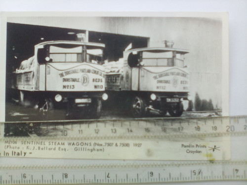 Sentinel steam wagon 7507 - sentinel, &