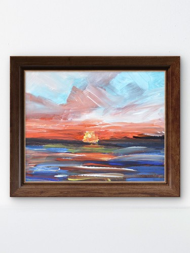 Original abstract ocean - original,