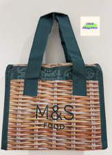 M&S Marks And Spencer Shopping Cool Bag Foil Insulated Food Chill Small Lunchbox