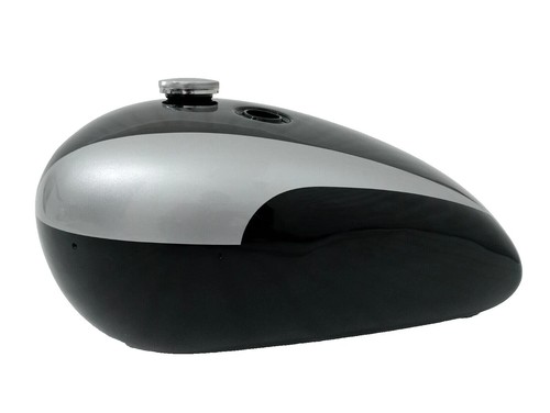 Triumph t140 black silver - t140,