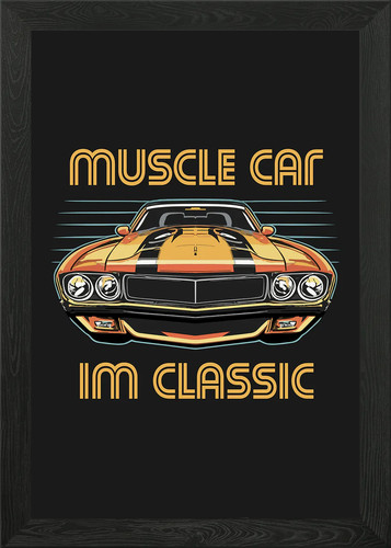 American muscle cars framed - muscle,