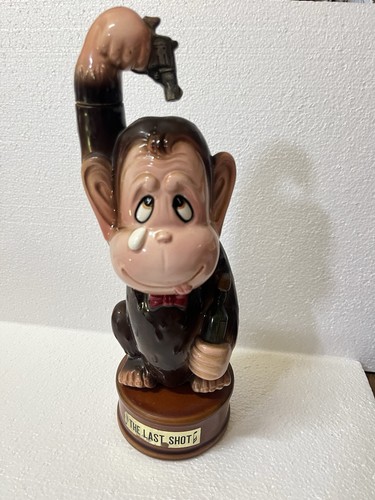 Vtg musical monkey decanter - monkey,