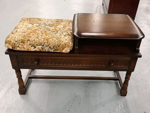 Vintage telephone table - table, seat