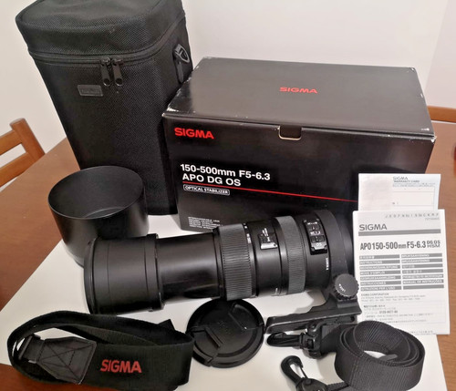 Sigma 150 500mm - f/5-6.3, dg