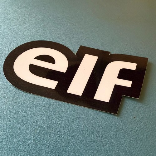 Elf sticker 12cm 6cm - elf,