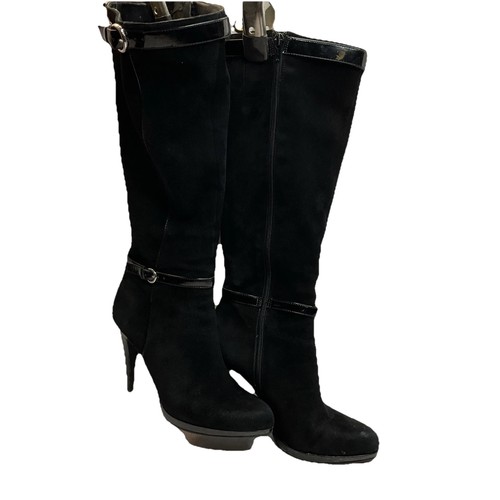 Nine west women swede boots - swede,