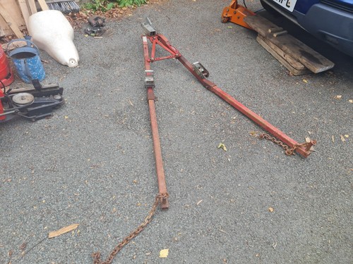 Car towing frame recovery - car,