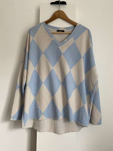 Made italy oversized argyle - made,