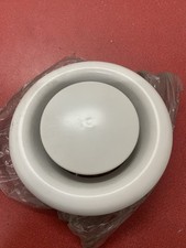 White Metal Extract Air Valve 150mm (6") for Ventilation Systems