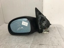 PEUGEOT 406  2001 PASSENGER ELECTRIC SILVER WING DOOR MIRROR 