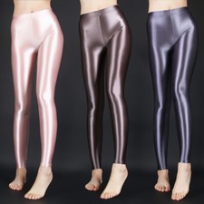 Ladies Womens Satin Glossy
