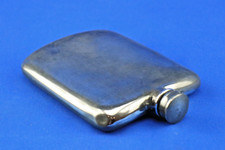 C20TH PEWTER HIP FLASK BY