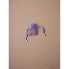 NEW 12 x Lilac Organza Drawstring Favour Bags Wedding Gift Ring 7x5cm