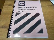 BSA A65 LIGHTNING & FIREBIRD SCRAMBLER WORKSHOP MANUAL - 1971on 00-4189 - BW40
