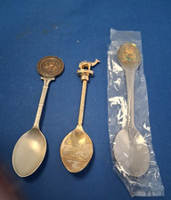 Vintage Advertising Souvenir Tea spoons - Tetley Tea, Guide Dogs & A Camel