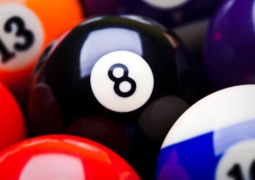 Pool ball poster - pool,