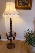 Vintage Solid Wood Floor Lamp